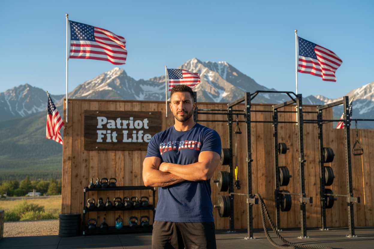 Patriot Graphic Tee - American Flag Short Sleeve T-Shirt