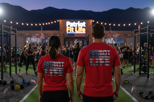 Patriot Life American Flag T-Shirt | Distressed Graphic Tee Unisex
