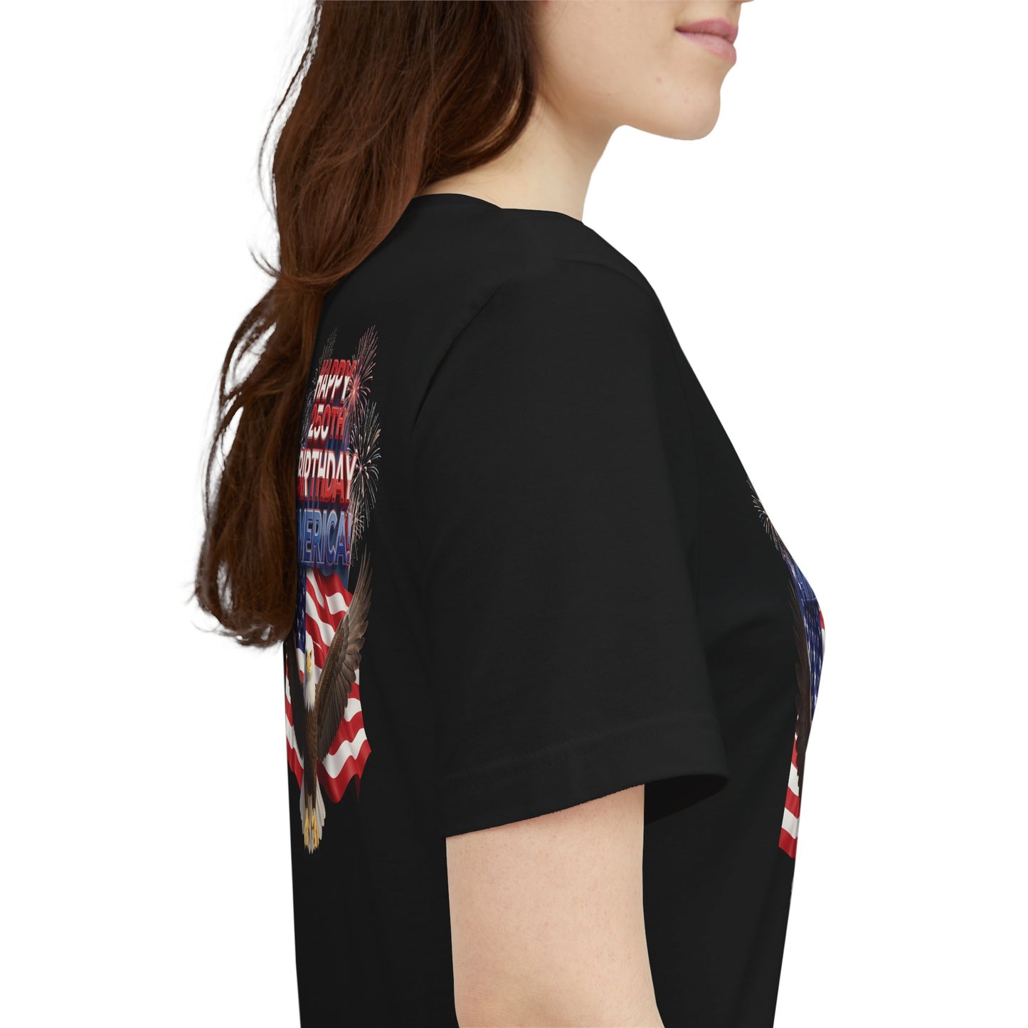 America 250th Birthday Eagle Flag T-Shirt | Patriotic Tee