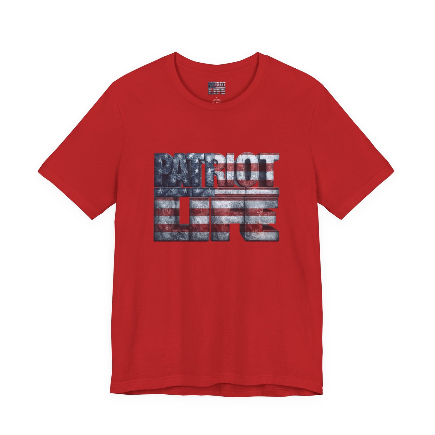 Patriot Life American Flag T-Shirt | Distressed Graphic Tee Unisex