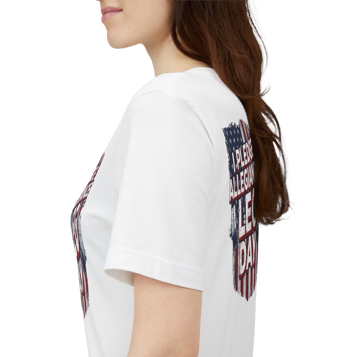 I Pledge Allegiance to Leg Day Shirt | Patriotic Gym Tee