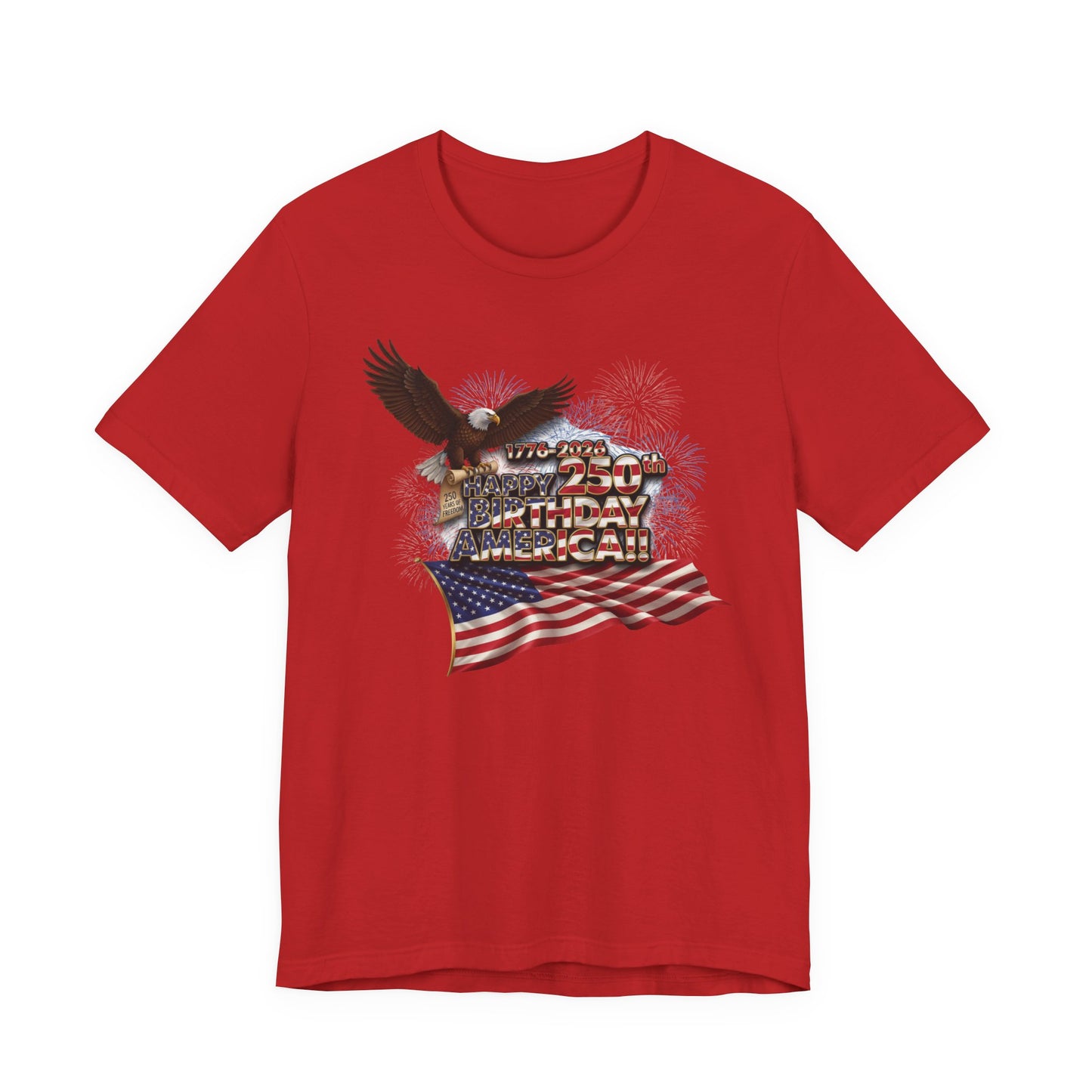 God Bless America T-Shirt | Patriotic Eagle & Flag Tee | Bella Canvas | XS-4XL | July 4th 2026