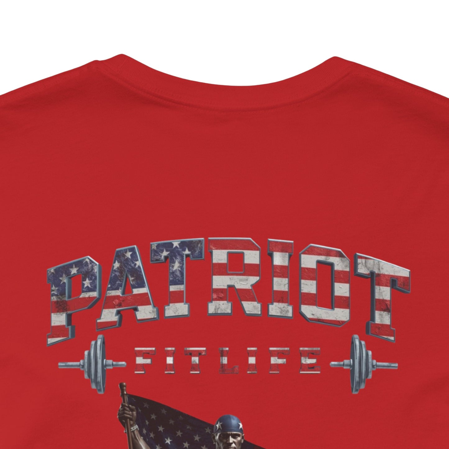 Patriot Fit Life Tee - American Flag Fitness T-Shirt