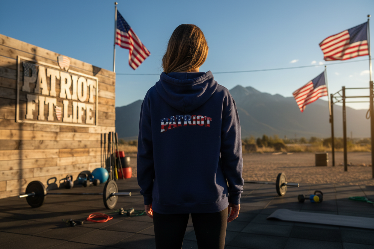 Patriot Flag Hoodie - American Flag Graphic Pullover