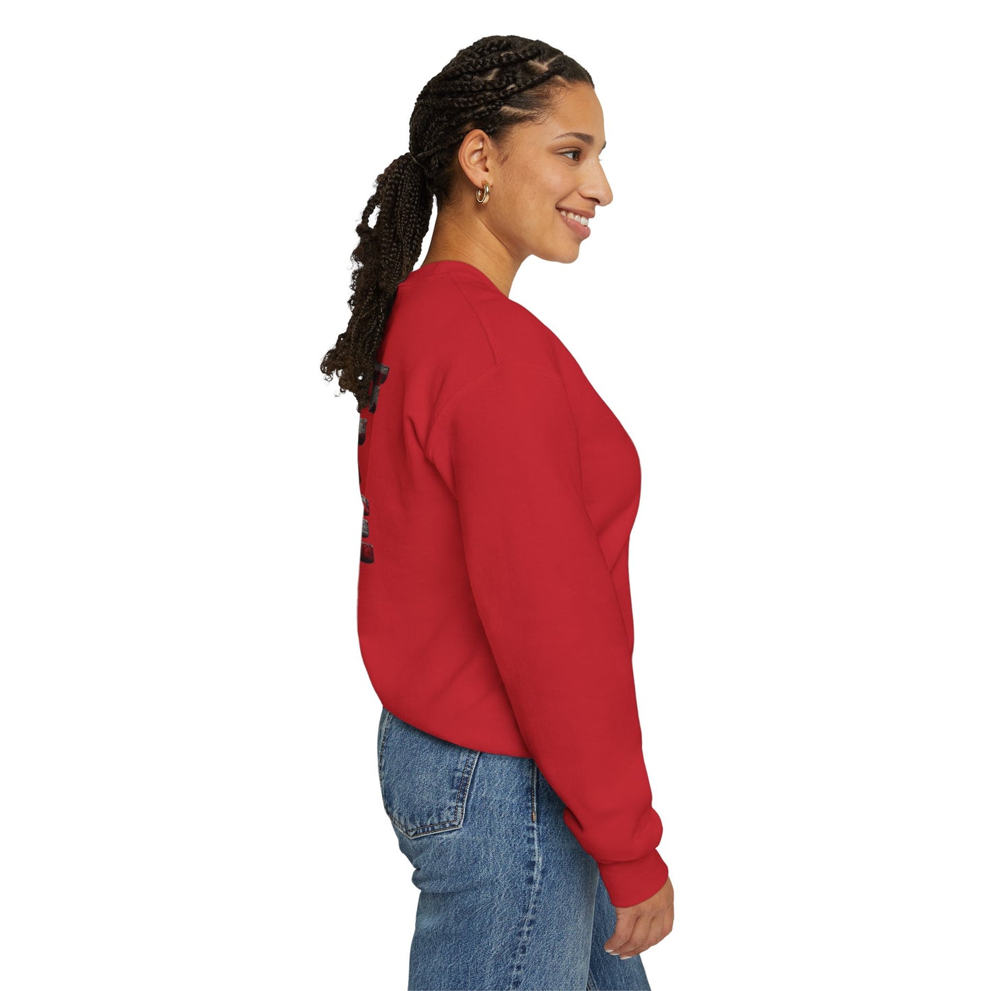 Patriot Fit Life Crewneck Sweatshirt - American Flag Graphic Pullover