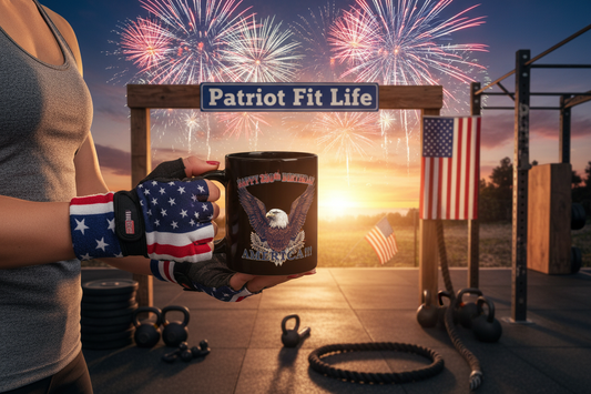 Happy 250th Birthday America Black Mug | Patriotic Eagle Coffee Cup