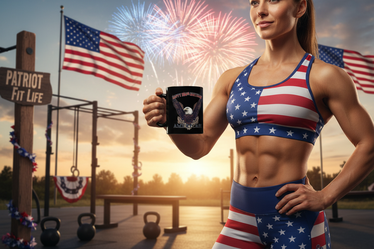 Happy 250th Birthday America Black Mug | Patriotic Eagle Coffee Cup