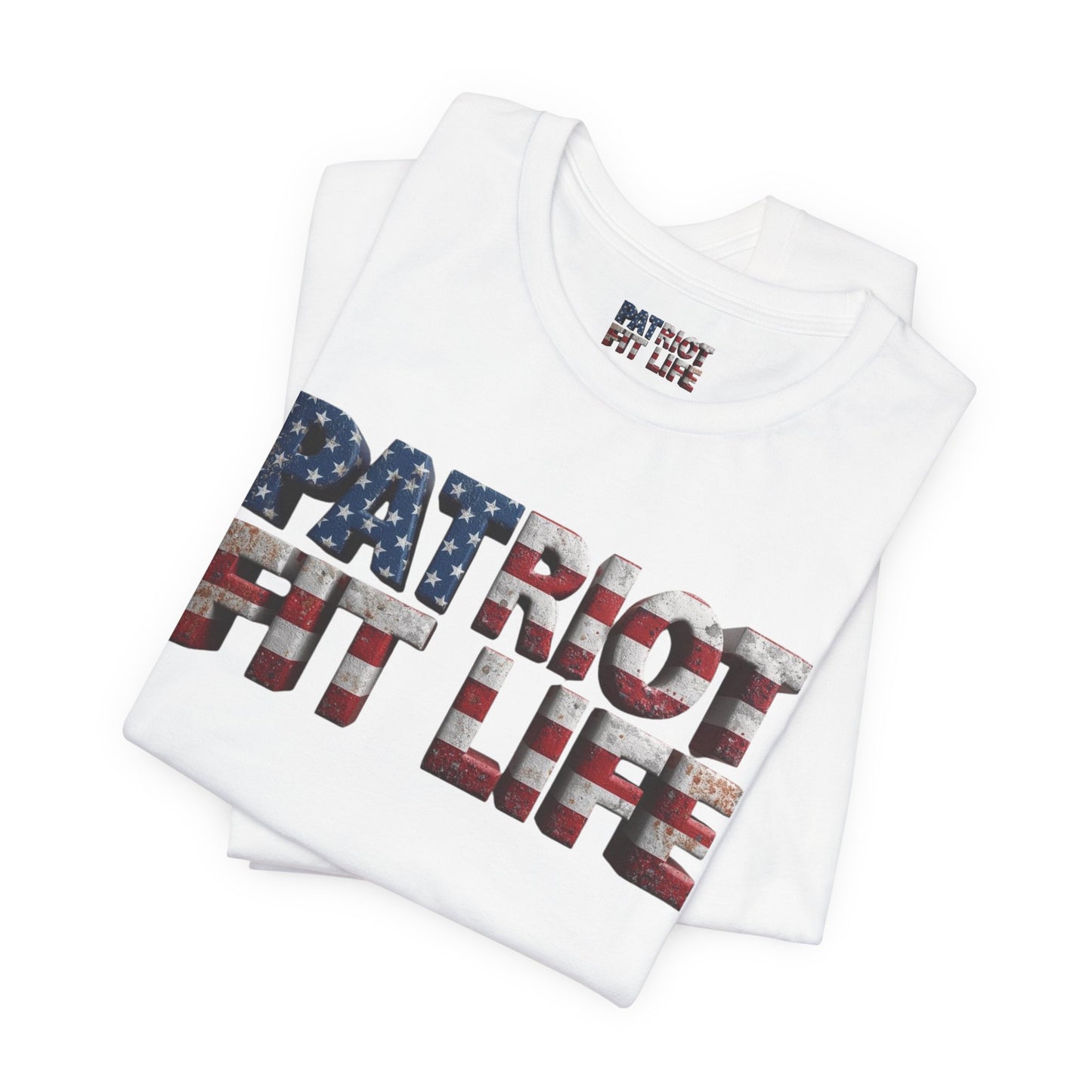 Patriot Fit Life American Flag Gym T-Shirt | Fitness Apparel