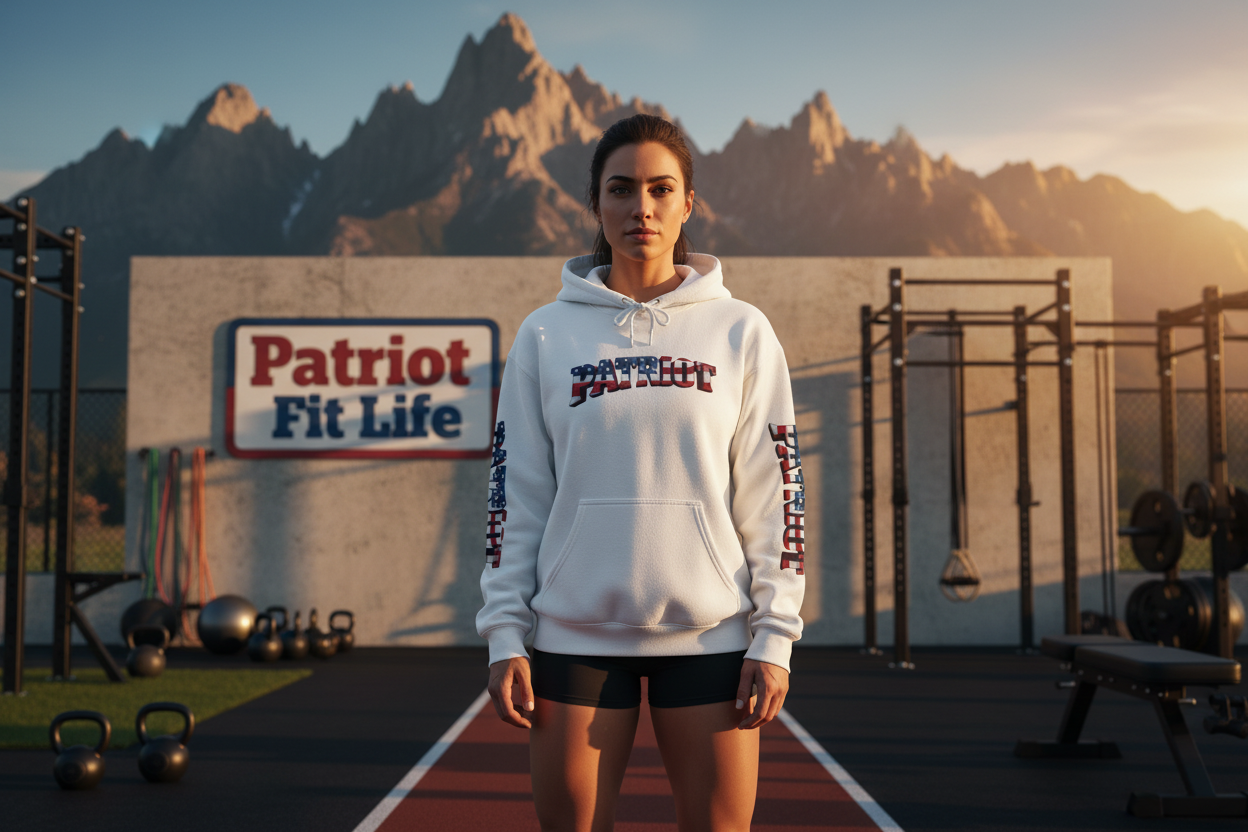 Patriot Hoodie - American Flag Graphic Pullover Sweatshirt
