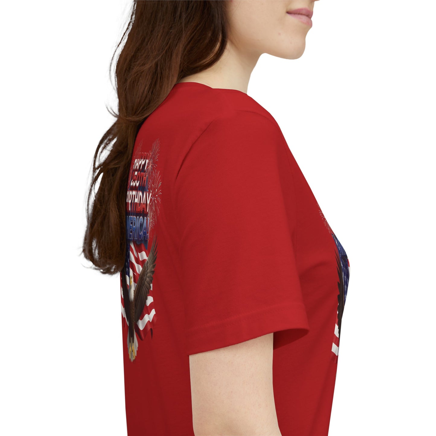America 250th Birthday Eagle Flag T-Shirt | Patriotic Tee