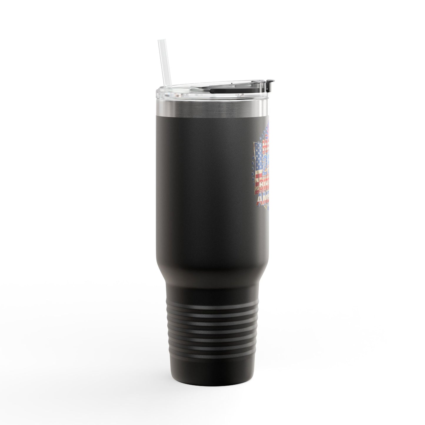 Happy 250th Birthday America Tumbler | 40oz Insulated Travel Mug | 6 Colors | 1776-2026