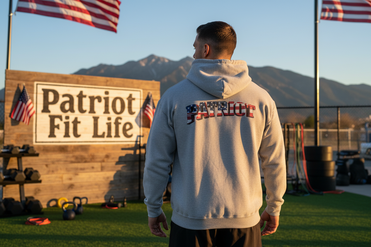 Patriot Flag Hoodie - American Flag Graphic Pullover