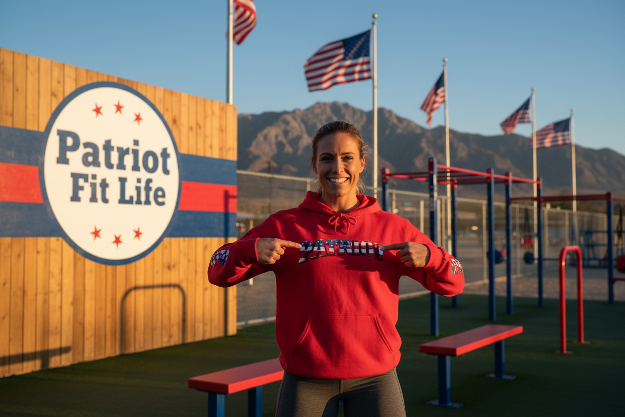 Patriot Hoodie - American Flag Graphic Pullover Sweatshirt
