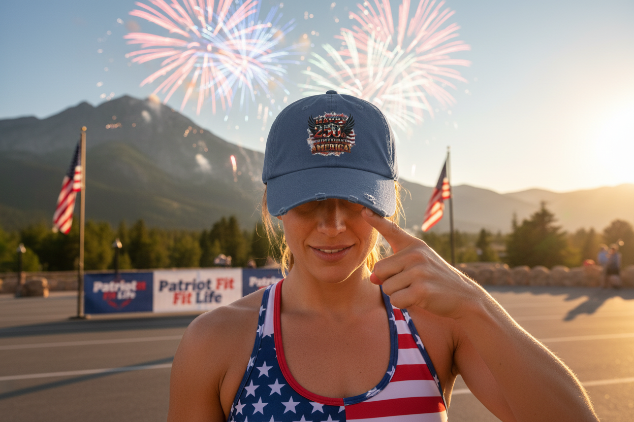Happy 250th Birthday America Distressed Baseball Cap | Vintage Flag Hat