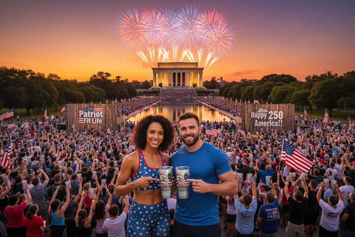 Happy 250th America Eagle Tumbler | 20oz Patriotic Stainless Steel Travel Cup | 1776–2026