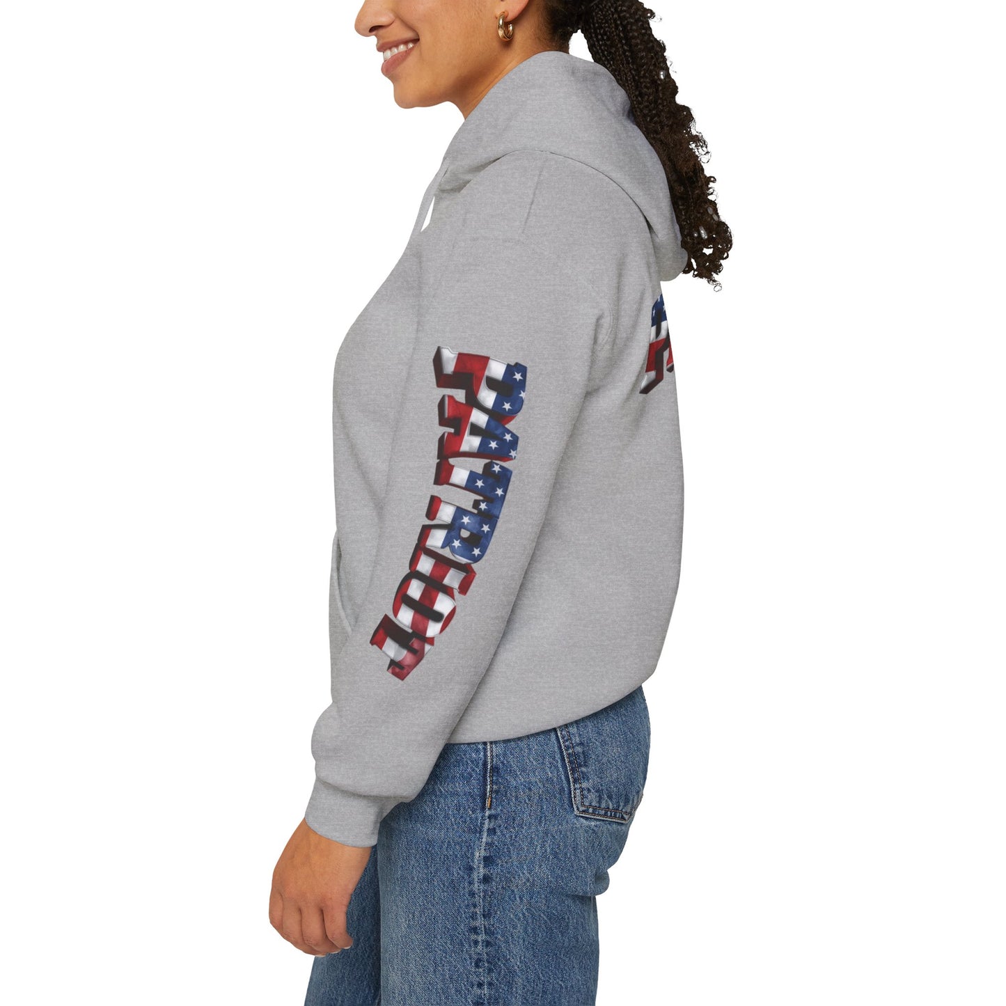 Patriot Hoodie - American Flag Graphic Pullover Sweatshirt