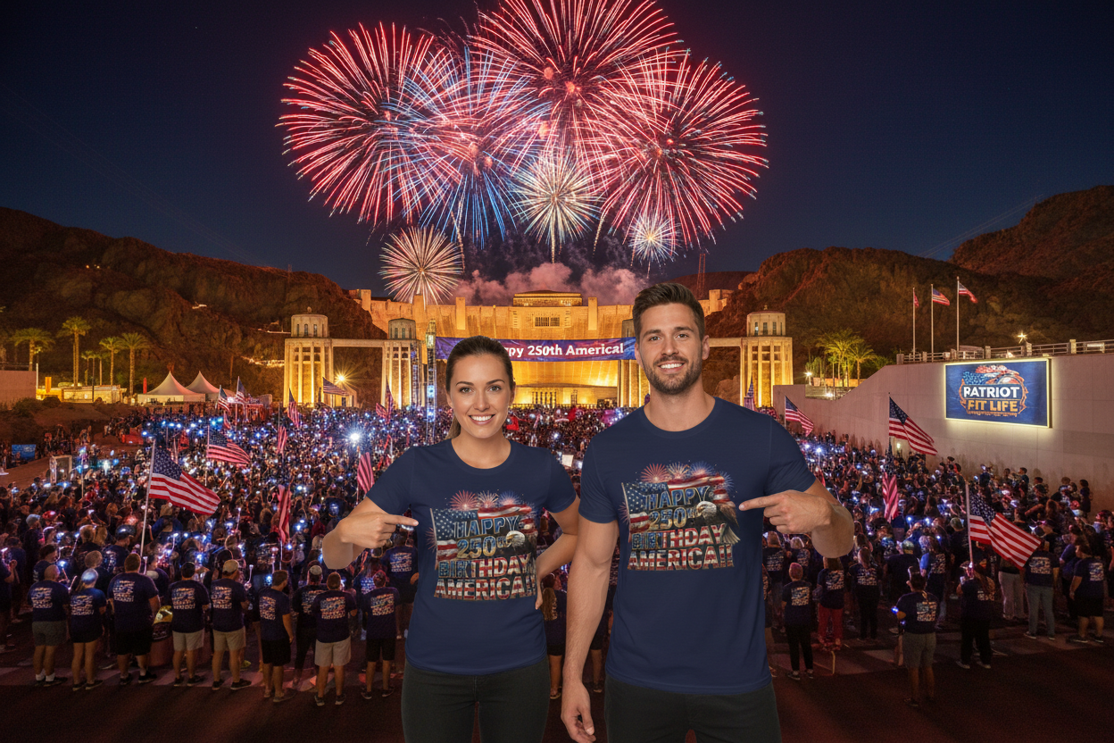 Happy 250th Birthday America T-Shirt | Patriotic Bald Eagle & Flag Tee | July 4th 2026 | 1776–2026