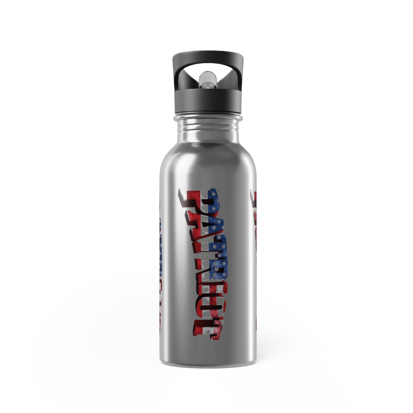 Patriot America 20oz Stainless Steel Water Bottle with Straw