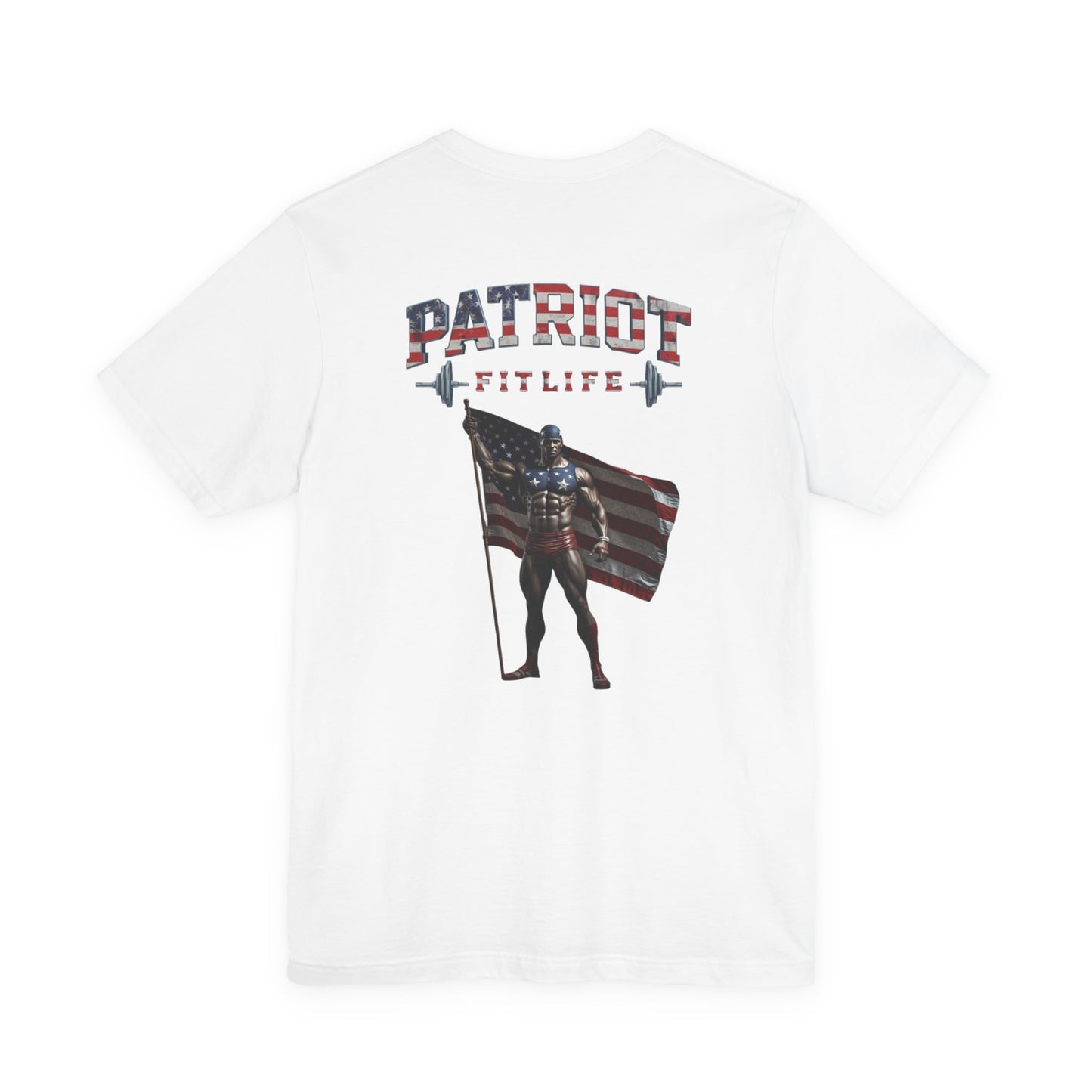 Patriot Fit Life Tee - American Flag Fitness T-Shirt