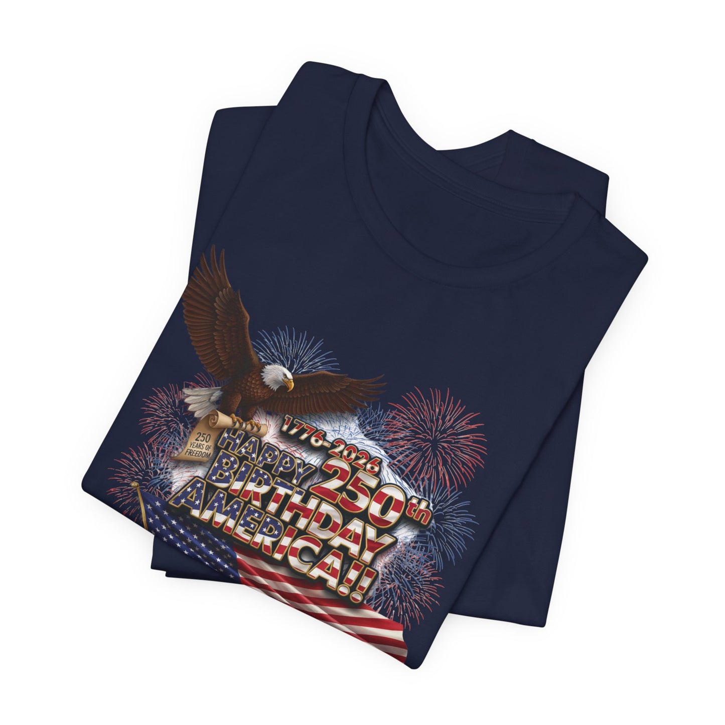 God Bless America T-Shirt | Patriotic Eagle & Flag Tee | Bella Canvas | XS-4XL | July 4th 2026