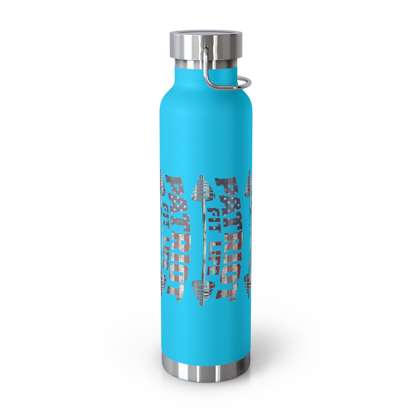 Patriot Fit Life 22oz Copper Insulated Bottle | American Flag Water Bottle