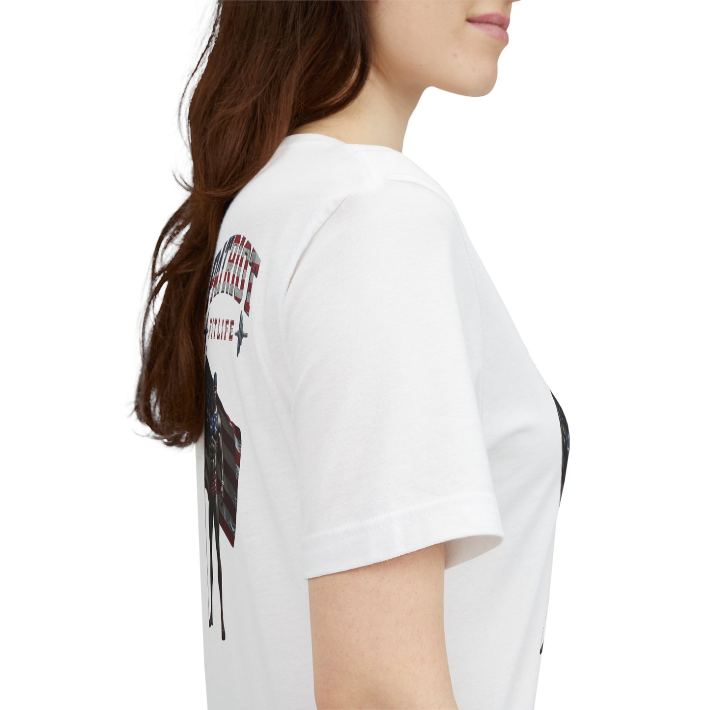 Patriot Fit Life Tee - American Flag Fitness T-Shirt
