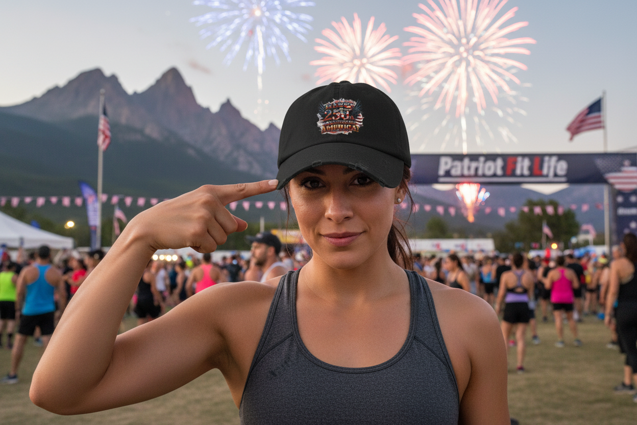 Happy 250th Birthday America Distressed Baseball Cap | Vintage Flag Hat