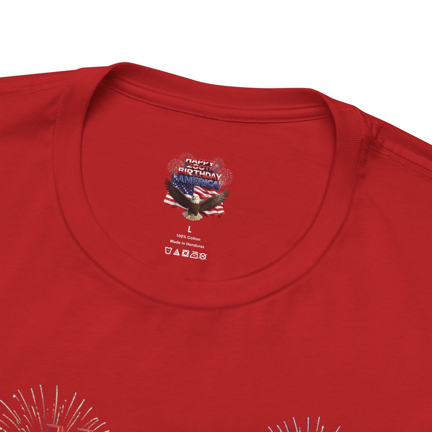 America 250th Birthday Eagle Flag T-Shirt | Patriotic Tee