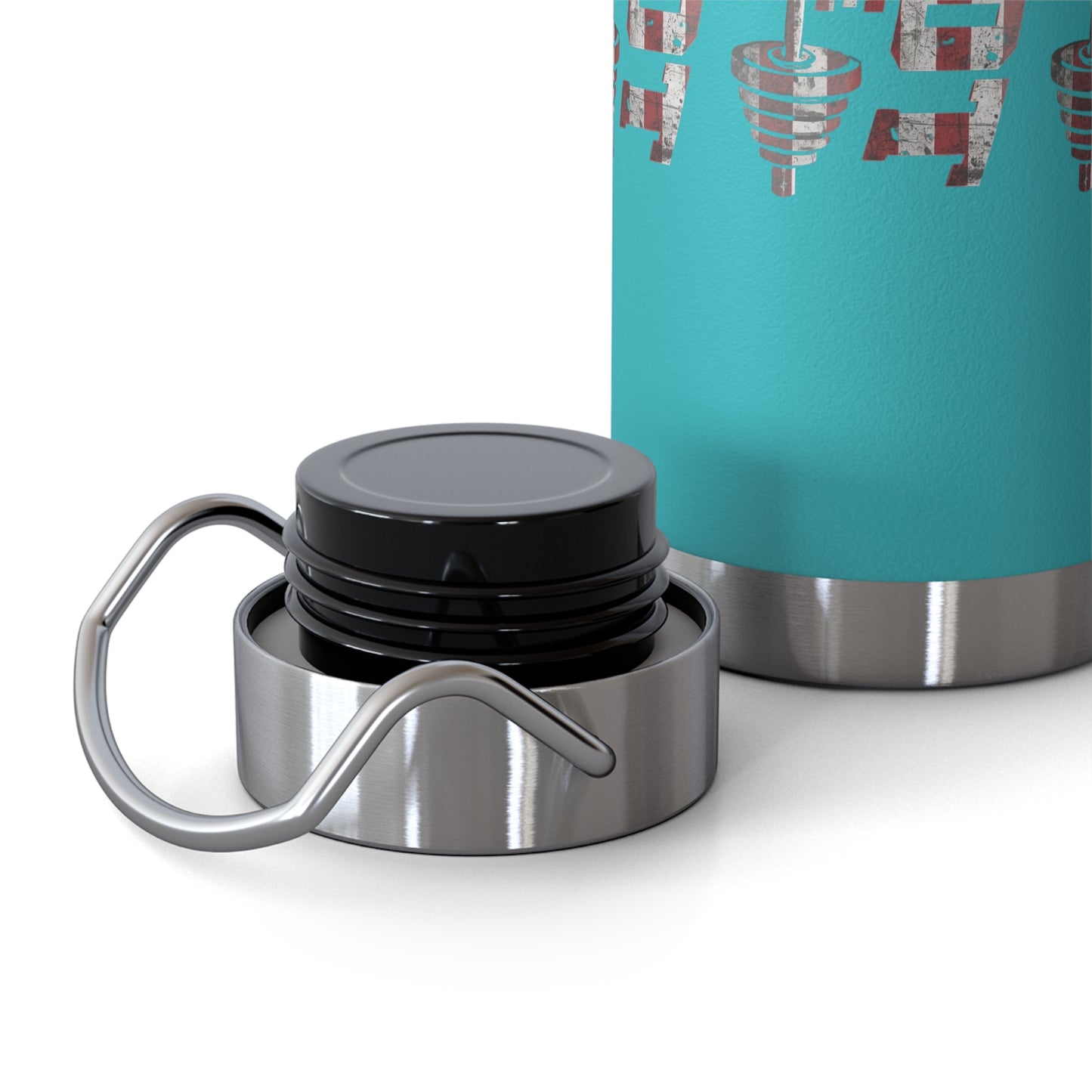 Patriot Fit Life 22oz Copper Insulated Bottle | American Flag Water Bottle