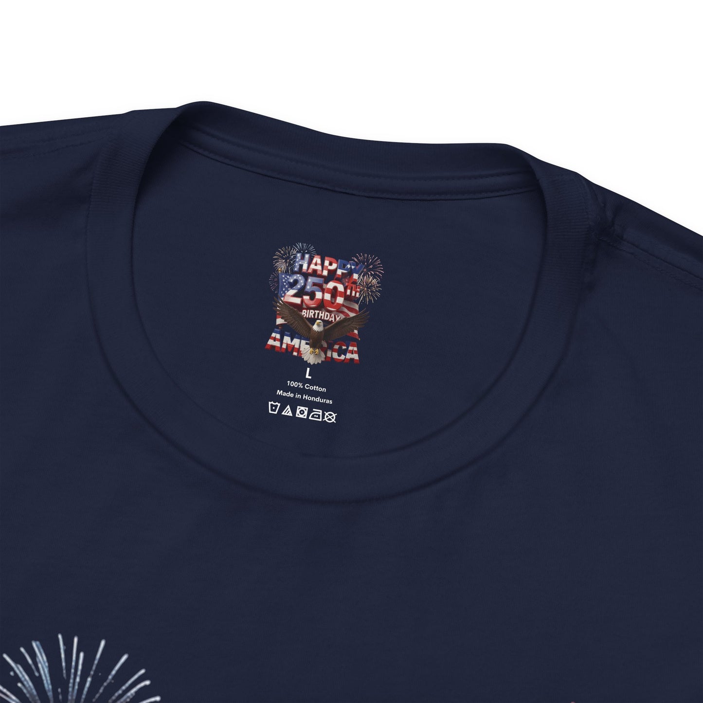 America 250th Birthday Eagle Fireworks T-Shirt | Patriotic Tee