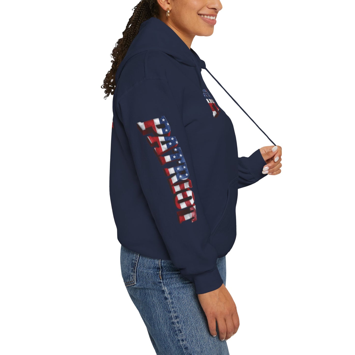 Patriot Hoodie - American Flag Graphic Pullover Sweatshirt