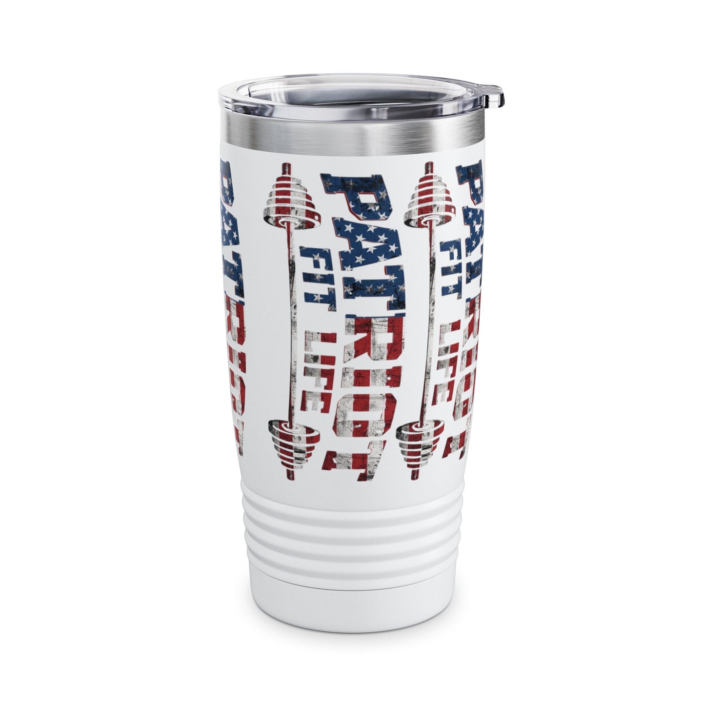 Patriot Fit Life 20oz Ringneck Tumbler  American Flag Insulated Travel Mug