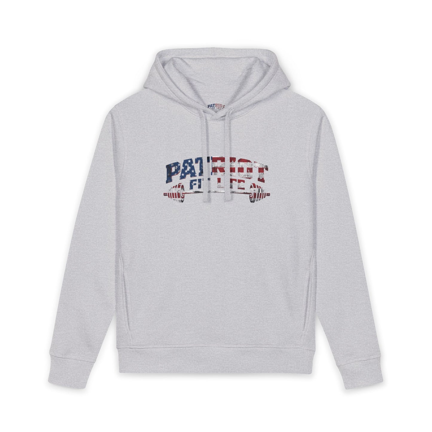 Patriot Fit Life Hoodie | American Flag Barbell Gym Hoodie
