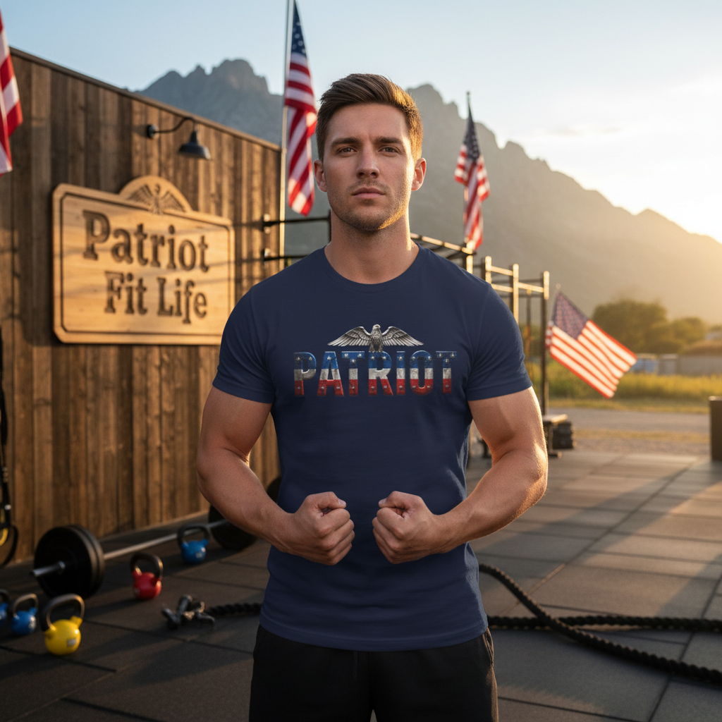 American Flag T-Shirt - Patriotic Graphic Tee for Men & Women