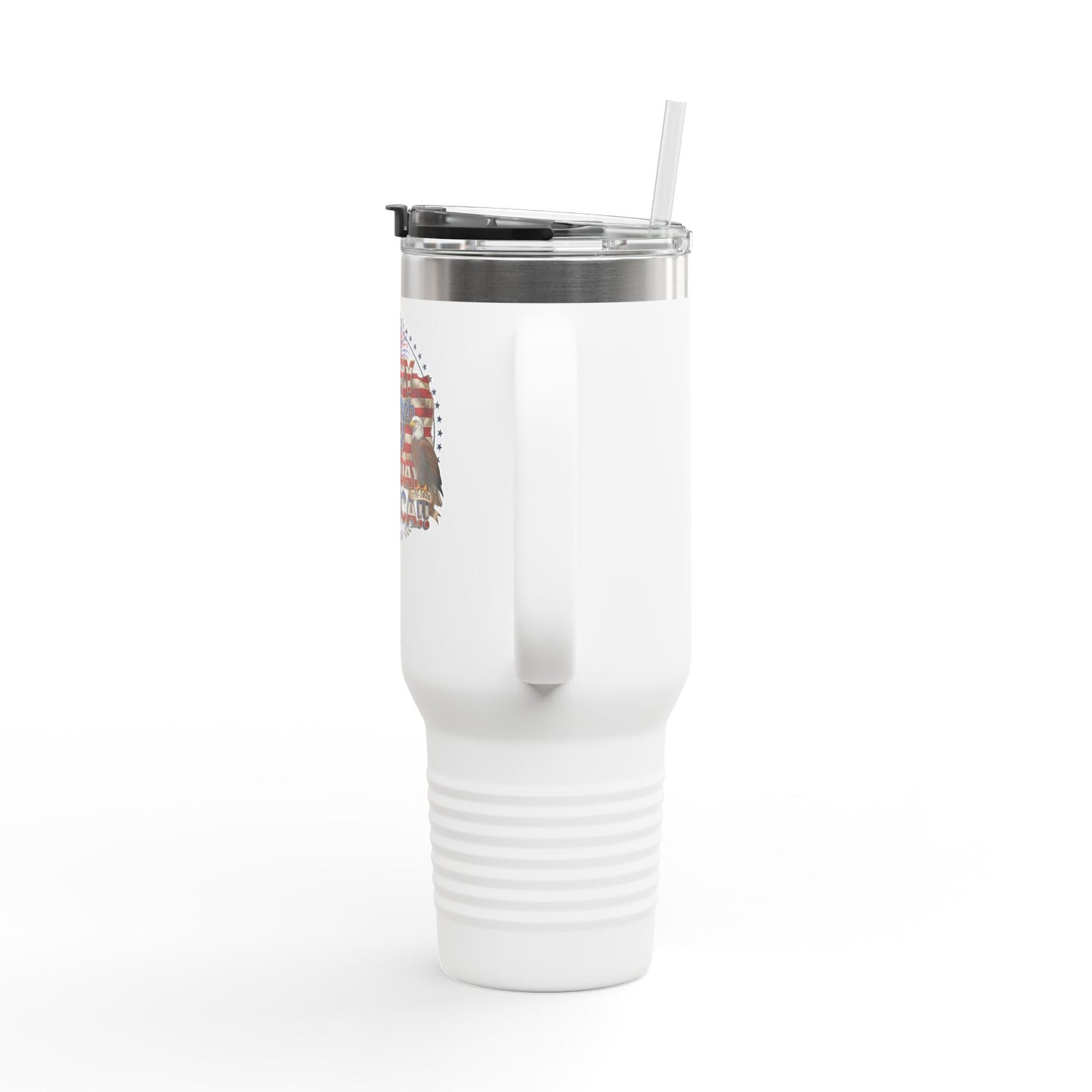 Happy 250th Birthday America Tumbler | 40oz Insulated Travel Mug | 6 Colors | 1776-2026