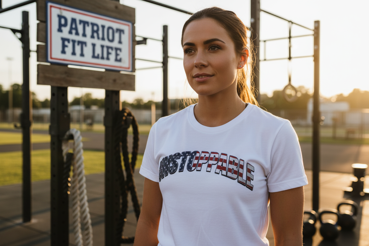 Unstoppable American Flag T-Shirt | Patriotic Graphic Tee