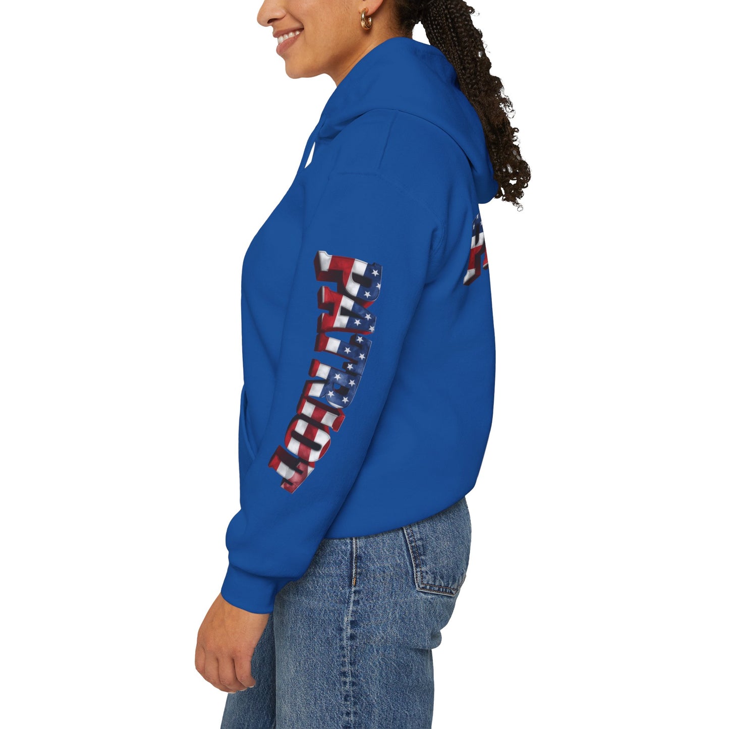 Patriot Hoodie - American Flag Graphic Pullover Sweatshirt