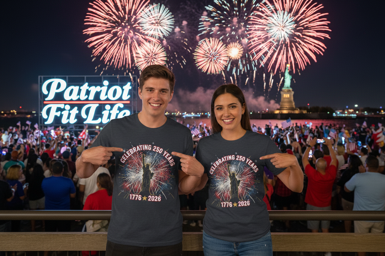 America 250th Anniversary Tri-Blend T-Shirt | Celebrating 250 Years 1776–2026