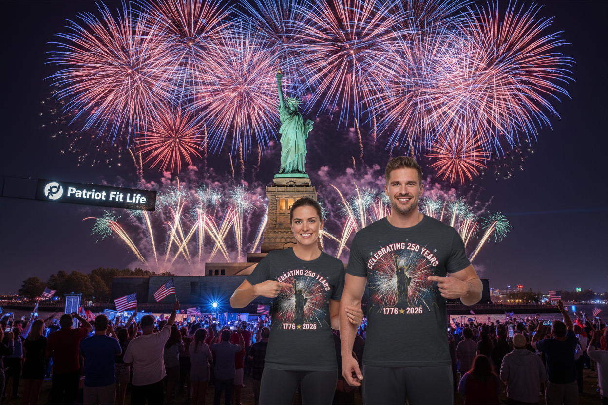 America 250th Anniversary Tri-Blend T-Shirt | Celebrating 250 Years 1776–2026