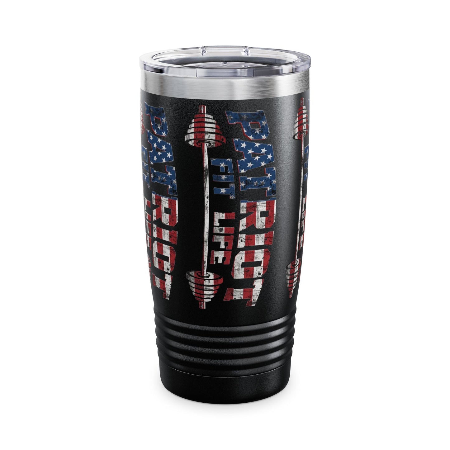 Patriot Fit Life 20oz Ringneck Tumbler  American Flag Insulated Travel Mug