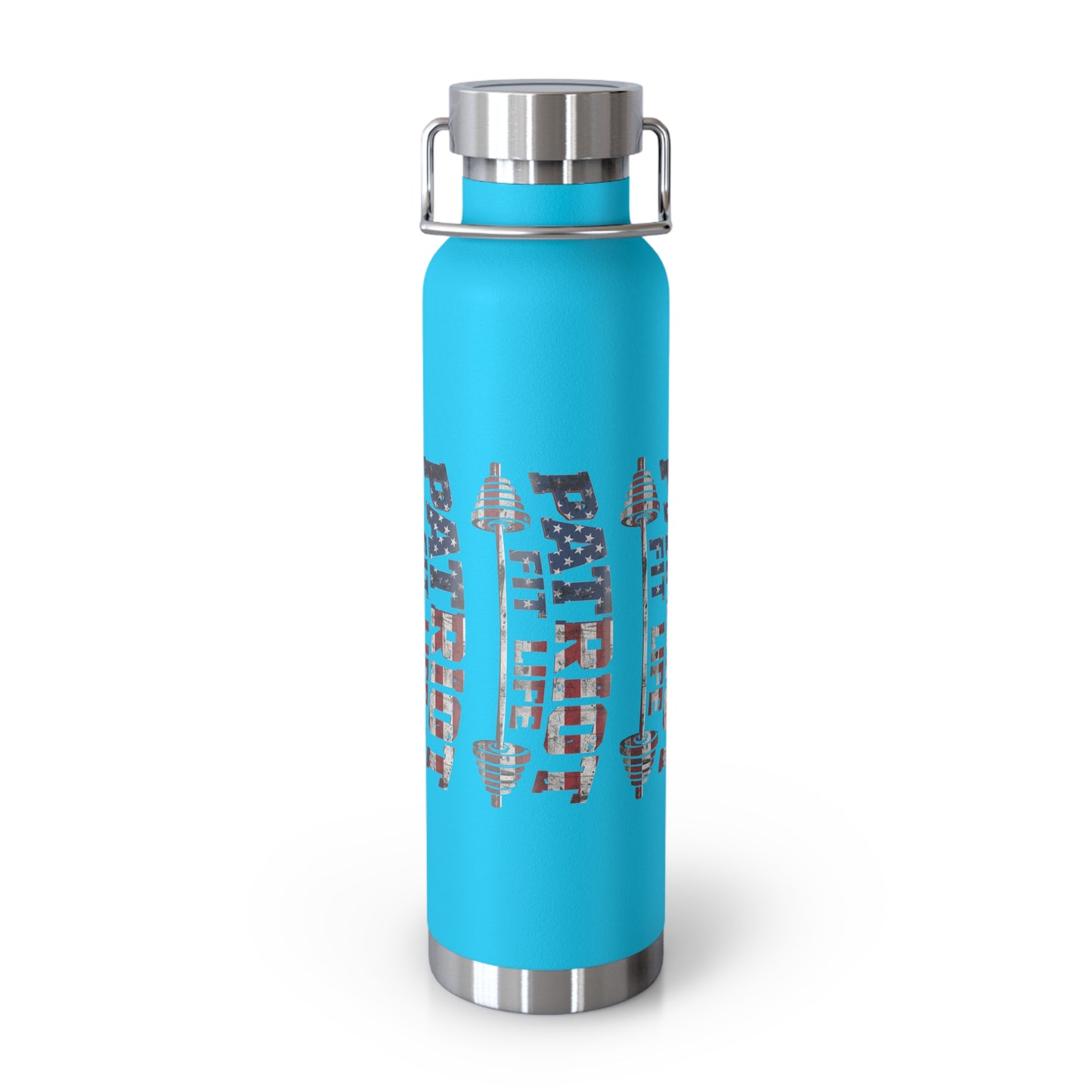 Patriot Fit Life 22oz Copper Insulated Bottle | American Flag Water Bottle