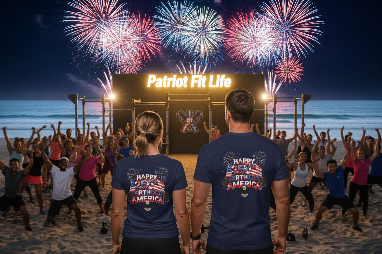 Happy 250th Birthday America Fireworks Eagle T-Shirt | July 4th