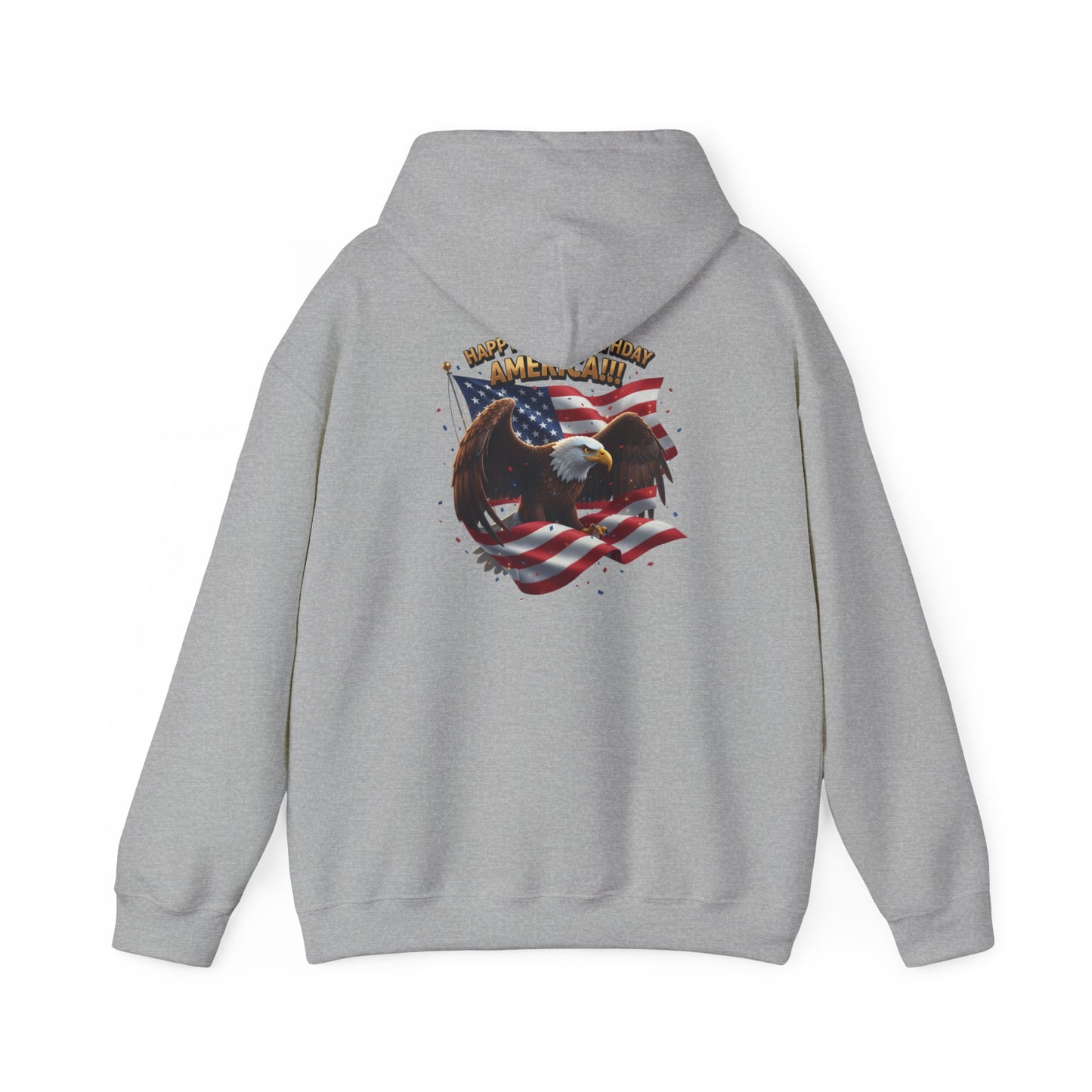 Happy 250th Birthday America Hoodie | Patriotic Celebration Sweatshirt