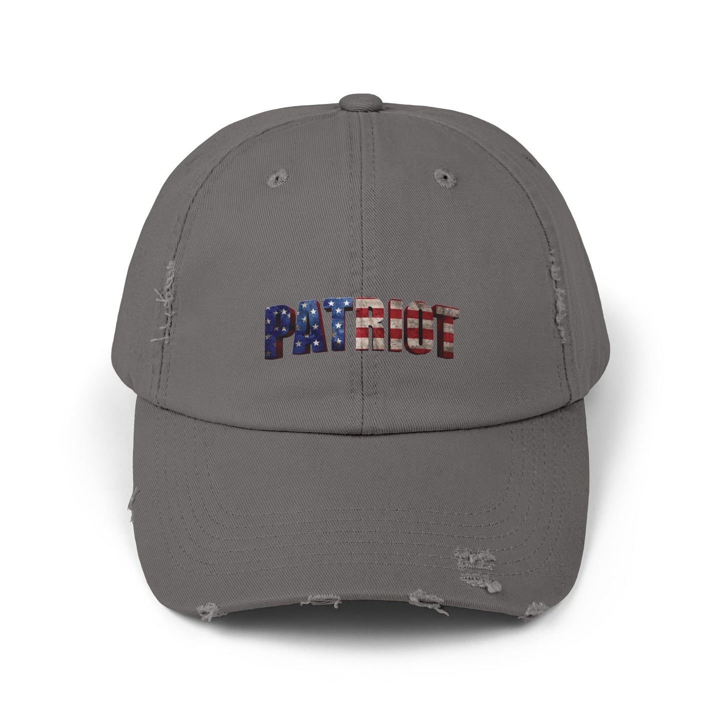 Distressed Patriot Baseball Cap - American Flag Hat