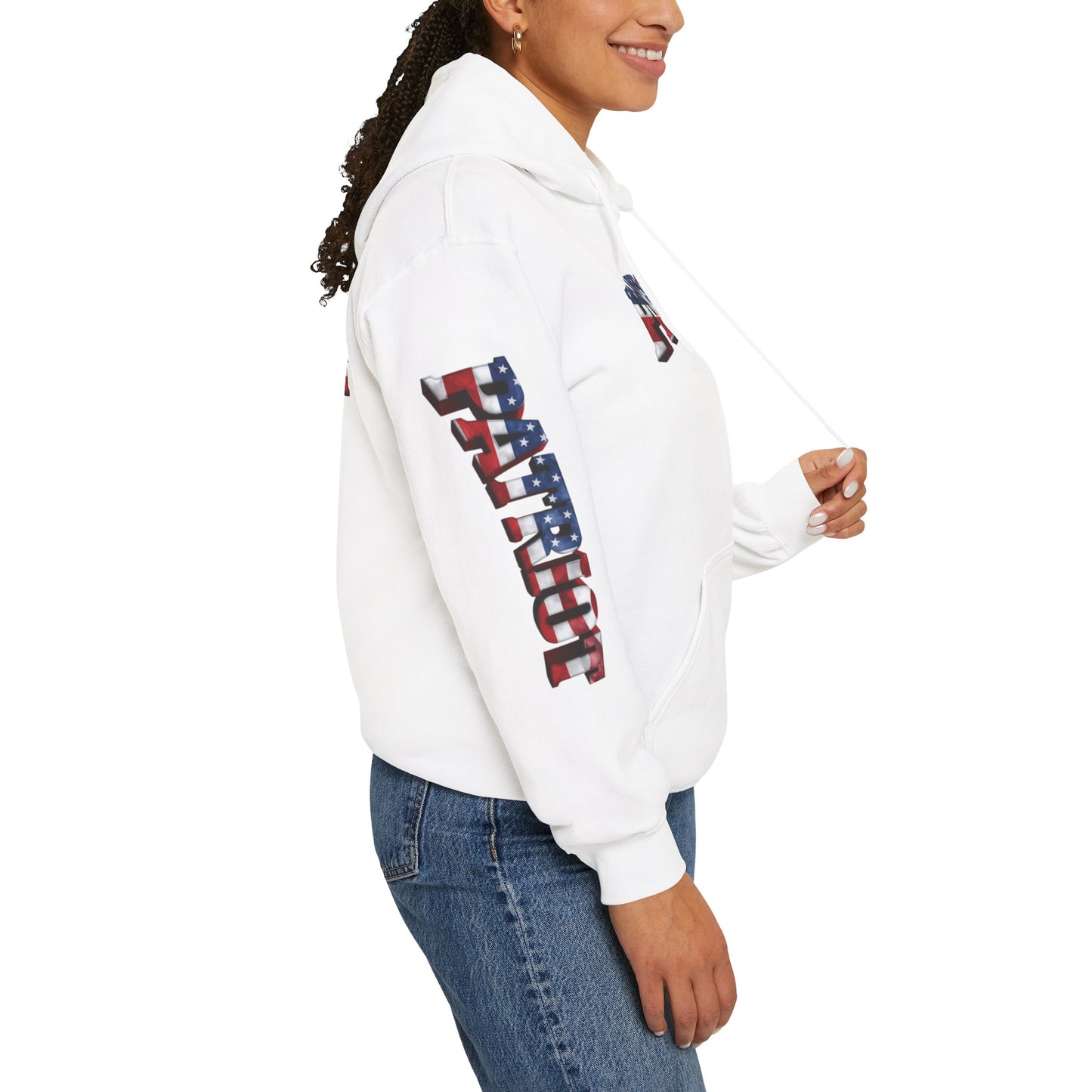 Patriot Hoodie - American Flag Graphic Pullover Sweatshirt