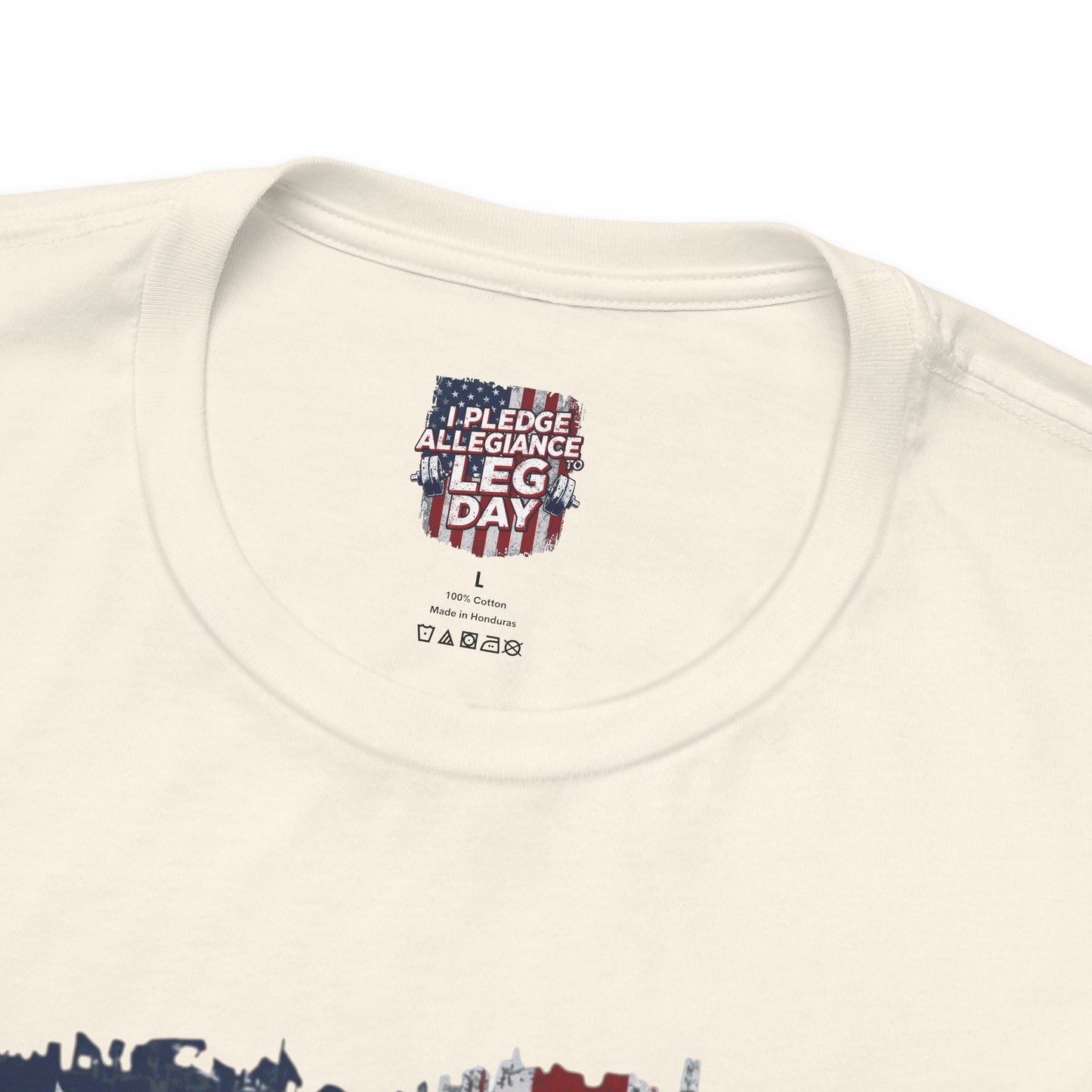 I Pledge Allegiance to Leg Day Shirt | Patriotic Gym Tee