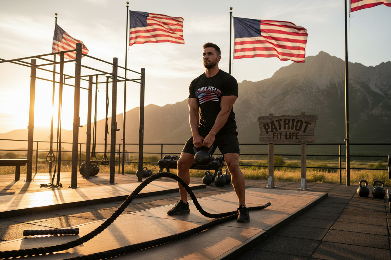 Patriot Fit Life T-Shirt | Vintage American Flag Graphic Tee