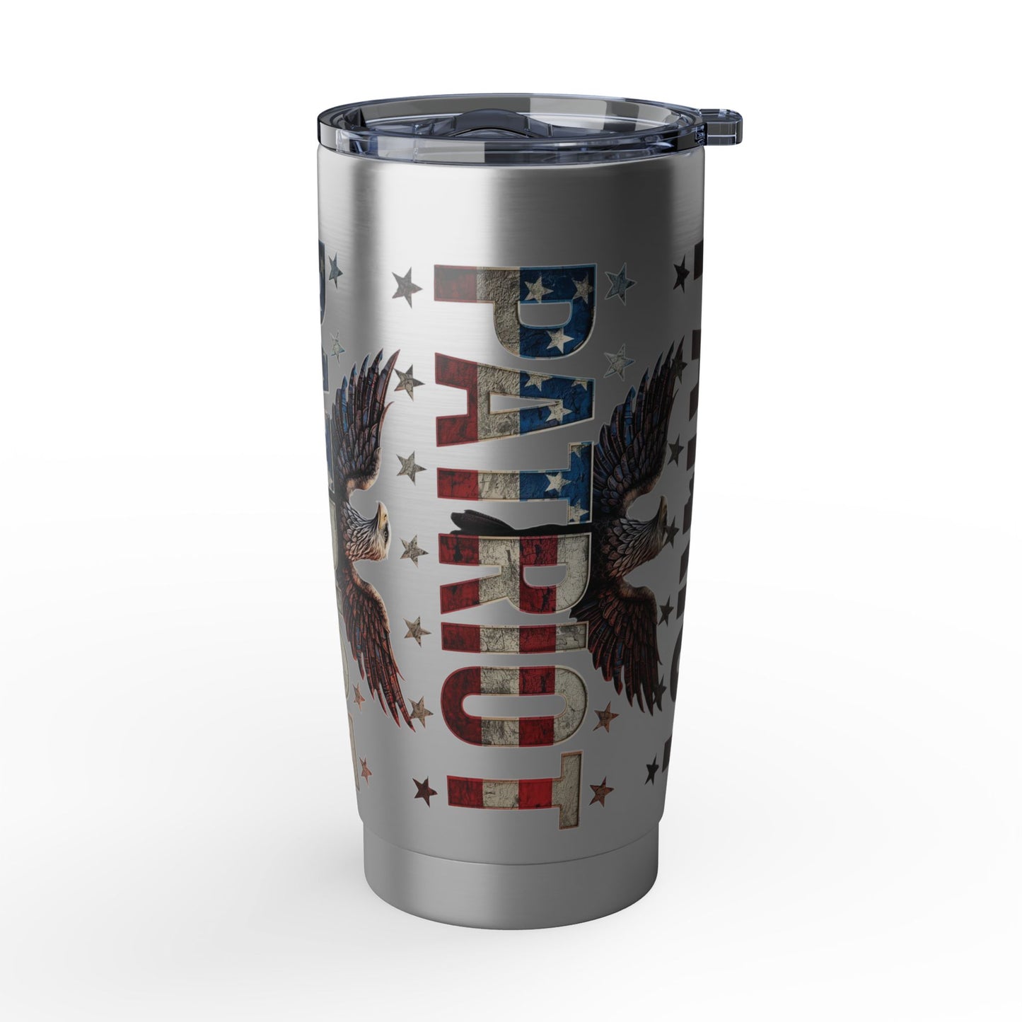 Patriot 20oz Tumbler - American Flag Eagle Stainless Steel Travel Mug