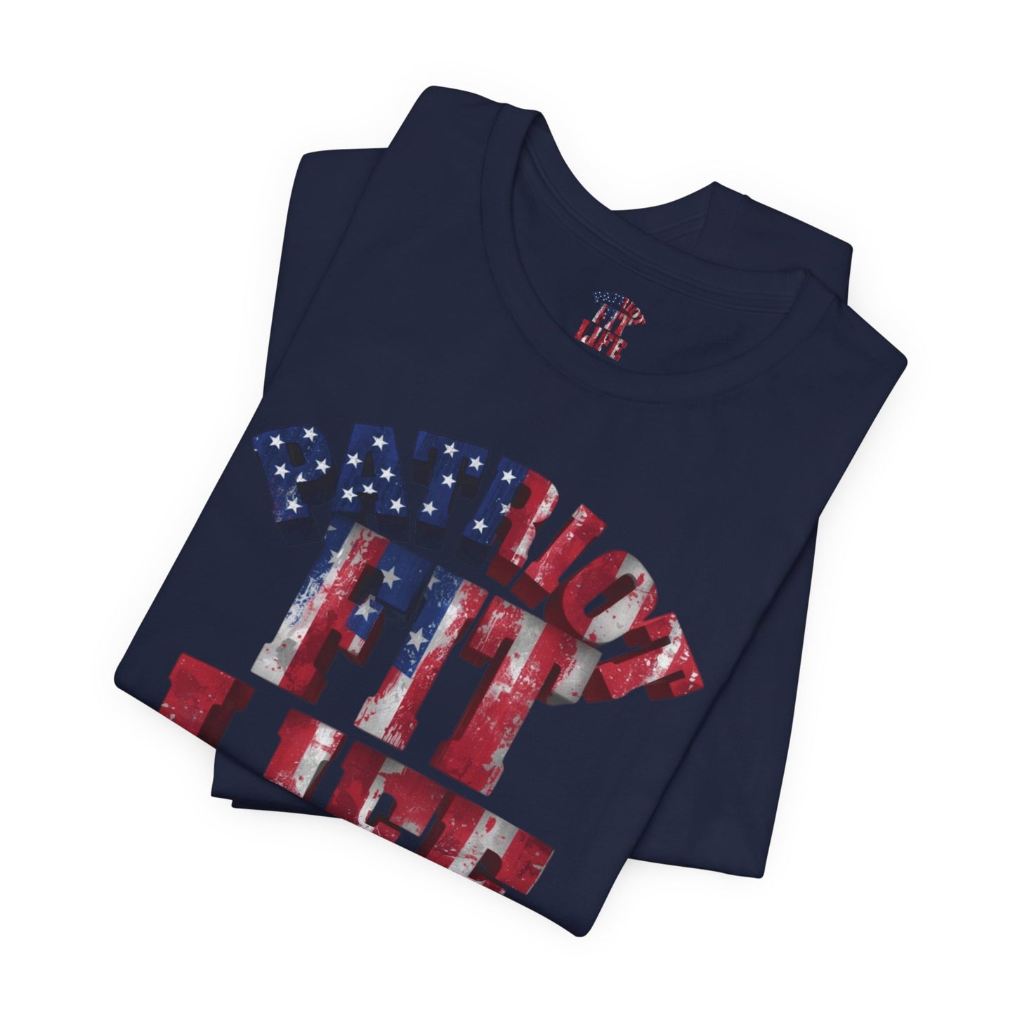 Patriot Fit Life T-Shirt - American Flag Gym Tee