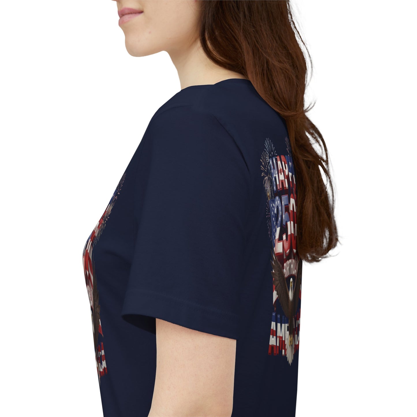 America 250th Birthday Eagle Fireworks T-Shirt | Patriotic Tee